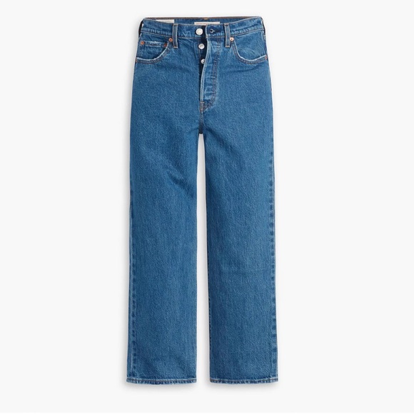 Levi’s Ribcage Ankle Jeans in Jazz Pop wash - Picture 5 of 8
